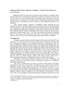 Ethics / Human rights instruments / Australian law / Human rights in Australia / Indigenous Australians / Australian referendum / Aboriginal title / Human rights / Indigenous rights / Law / Politics / International law