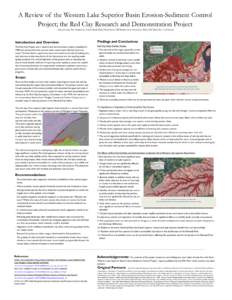 Water pollution / Soil science / Erosion / Soil / Surface runoff / Turbidity / Nemadji River / Siltation / Grazing / Environmental soil science / Earth / Environment