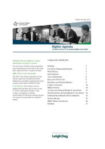 Edition 95, May[removed]OPINION: STATE CRIMINAL JUSTICE TABLE OF CONTENTS