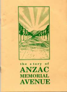 the  s tory of ANZAC MEMORIAL