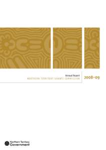 Annual Report NORTHERN TERRITORY GRANTS COMMISSION[removed]  ISSN[removed]