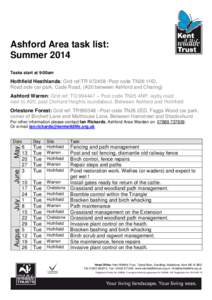 Microsoft Word - Ashford Task Programme Summer 2014