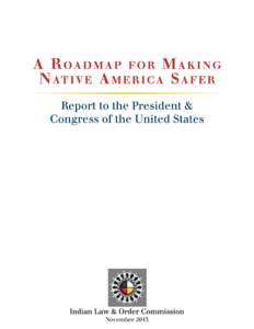 A Roadmap for Making Native American Safer, Front Material