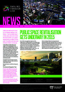 NEWS  Artist Impression Information for the community | Issue 6 | December 2014