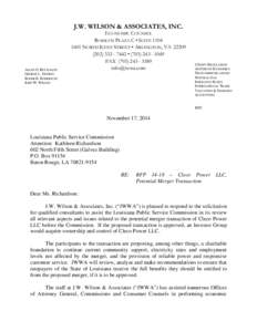 Microsoft Word - JWWA LA Proposal[removed]doc