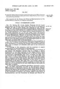 Aboriginal title in the United States / Alaska / Arctic Ocean / West Coast of the United States / Bureau of Land Management / Tanana Chiefs Conference / Title 43 of the United States Code / Environment of the United States / United States / Conservation in the United States