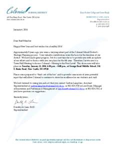 Microsoft Word - Town Hall - Strategic Planning Letter - STAFF - Jan[removed]docx