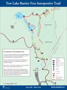 Yew Lake Barrier Free Interpretive Trail Howe Sound Crest Trail West Access  Rest