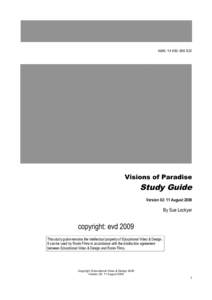 ABN: [removed]Visions of Paradise Study Guide