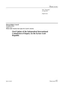 A/HRC/20/CRP.1 Distr.: Restricted 26 June 2012 English only  Human Rights Council