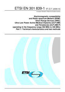 ETSI EN[removed]V1[removed]European Standard (Telecommunications series)