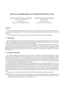 Computing / Network protocols / World Wide Web / Load balancing / Network management / Routing / Service-level agreement / Reverse proxy / Web server / Computer cluster / Apache HTTP Server / Hypertext Transfer Protocol