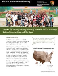 Historic Preservation Planning  National Park Service U.S. Department of the Interior  Historic Preservation Planning Program