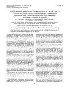 JOURNAL OF CLINICAL MICROBIOLOGY, Oct. 1996, p. 2607–[removed]/$04.00ϩ0 Copyright ᭧ 1996, American Society for Microbiology