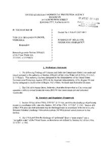 Earth / Clean Water Act / Discharge Monitoring Report / Carbonaceous biochemical oxygen demand / Water quality / United States Environmental Protection Agency / Magnesium in biology / MG Cars / Environment / Water pollution / Water