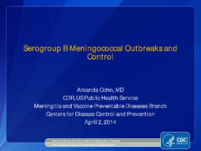 Vaccines / Bacterial diseases / Meningococcal disease / Neisseria