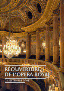 réouverture de l’opéra royal 21 septembre 2009