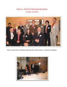 2012 Arthur J. Schmitt Foundation Reception