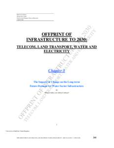 ISBN[removed]Infrastructure to 2030 Telecom, Land Transport, Water and Electricity © OECD[removed]OFFPRINT OF