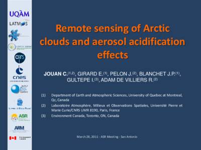 Optically thin ice clouds  in Arctic :  Formation processes