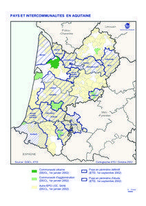 PAYS ET INTERCOMMUNALITES EN AQUITAINE Limousin Poitou-Charentes