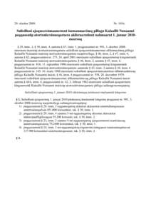 29. oktoberNrSulisilluni ajoqusersinnaanermut isumannaarineq pillugu Kalaallit Nunaanni peqqussutip atortuulersinneqarnera akileraarutinut nalunaarut 1. januar 2010meersoq