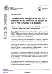 Microsoft Word - Licitación obra aliviadero azud  de Pina _Zaragoza_ _4_.doc