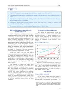 Energy consumption / World energy consumption / Energy development / Electricity sector in Chile / Ontario electricity policy / Energy / Energy policy / Technology