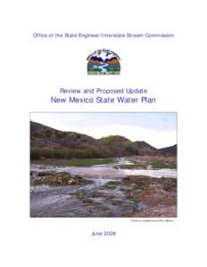 REVIEW OF THE 2003 NM STATE WATER PLAN
