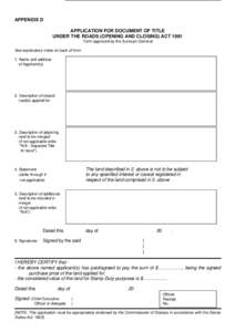 CT Application Form [Form]