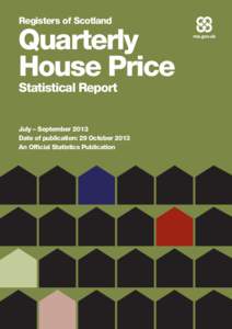 Registers of Scotland  Quarterly House Price Statistical Report