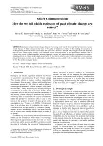 INTERNATIONAL JOURNAL OF CLIMATOLOGY Int. J. ClimatolPublished online in Wiley InterScience (www.interscience.wiley.com) DOI: jocShort Communication