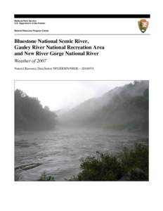 Droughts / New River Gorge National River / Bluestone National Scenic River / Gauley River National Recreation Area / Gauley River / New River / Palmer Drought Index / Rain / National Weather Service / Geography of the United States / West Virginia / Kanawha River