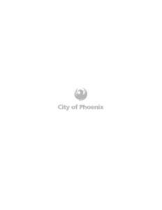 101  Annual Financial Report June 30, 2012  City of Phoenix Aviation Department