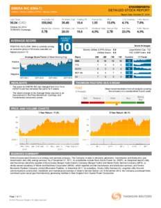 Business / P/E ratio / S&P/TSX Composite Index / Dividend yield / Emera / Earnings quality / Fundamental analysis / Dividend / Nova Scotia Power / Financial ratios / Financial economics / Finance