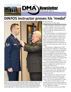 Newsletter February 2014 DINFOS instructor proves his ‘medal’ By Maj. Shilo Weir