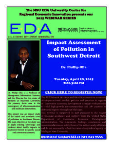 Impact Assessment of Pollution in Southwest Detroit