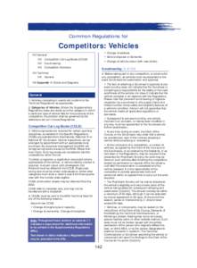 Competitors,vech.ps:20 PM  Common Regulations for Competitors: Vehicles • Change of address.