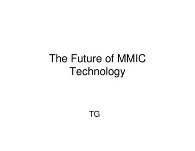 Kavli Institute for Particle Astrophysics and Cosmology / Laboratories / Monolithic microwave integrated circuit / 5V / QUIET / Radio spectrum / Microwave / Technology / Electromagnetic radiation / Electronics