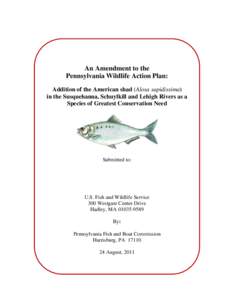 Amending the Pennsylvania Wildlife Action Plan