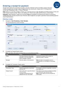 Receipt / EFTPOS / Credit card / Cheque / Point of sale / Payment / Specialized journals / Debit card / Business / Payment systems / Economics