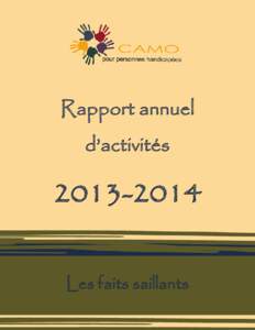 Table des matières  Rapport annuel d’activités[removed]