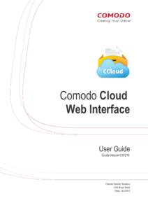 2  Comodo Cloud Web Interface User Guide Guide Version[removed]