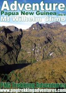 Adventure Papua New GuineaMt Wilhelm Climb