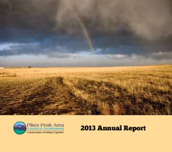 2013 Annual Report PPACG 2013 ANNUAL REPORT 1  2