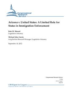 Nationality law / Chamber of Commerce v. Whiting / Illegal immigration to the United States / United States v. Arizona / Hines v. Davidowitz / Arizona SB / Pennsylvania v. Nelson / Rice v. Santa Fe Elevator Corp. / Law of the United States / Law / Case law / Immigration law