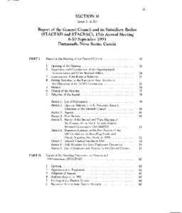 Meeting Proceedings of the General Council and Fisheries Commission for 1993