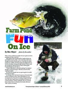 Farm Pond  On Ice by Ben Moyer