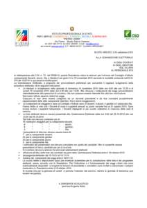 ISTITUTO PROFESSIONALE DI STATO PER I SERVIZI COMMERCIALI, TURISTICI, SOCIALI, ALBERGHIERI “PIETRO VERRI” Via Torino - Busto Arsizio (Varese) tel[removed]fax[removed]e-mail: [removed] sito internet