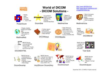 http://www.MHGSoft.de http://www.dicom-solutions.com [removed] World of DICOM - DICOM Solutions Modify